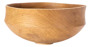 Large Oak Hand Turned Bowl from Tyler & Tara