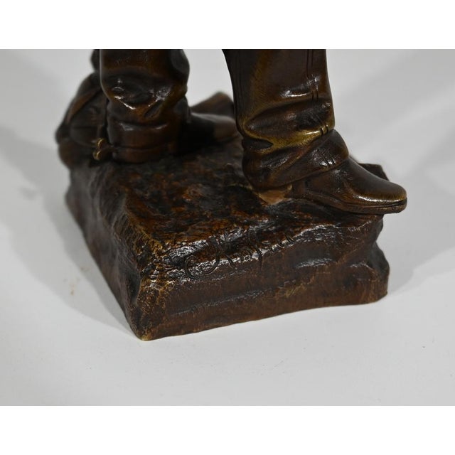 C. Anfrie, L’Estafette, 19th-Century, Bronze For Sale - Image 16 of 18