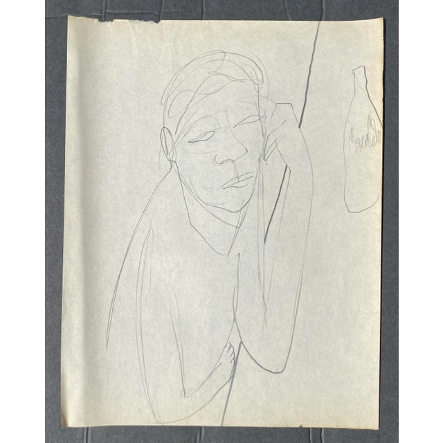 MCM figure by Paul McCarron (1933-2018) later known as a prominent New York art dealer. This work is from the late 1950s...