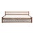 108" Long Reclaimed Teak Jali Daybed Sofa For Sale