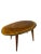 Mid-20th century tree trunk wine or side table A slice of a tree with bark with teak legs. The table is from the mid-20th...