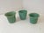 Mid-Century Modern Green Ceramic Jars by Gio Ponti for Richard Ginori, Italy, 1940s, Set of 3 For Sale - Image 3 of 12