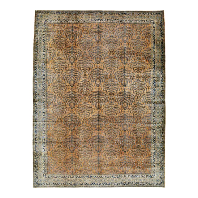 Galerie Shabab Collection Early 20th Century Indian Lahore Room Size Rug For Sale