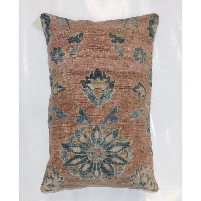 Early 20th Century Persian Lumbar Size Rug Pillow For Sale - Image 5 of 5