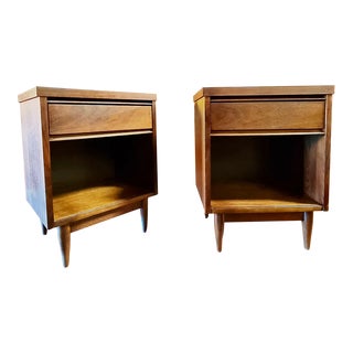 Vintage Mid Century Nightstands - a Pair For Sale