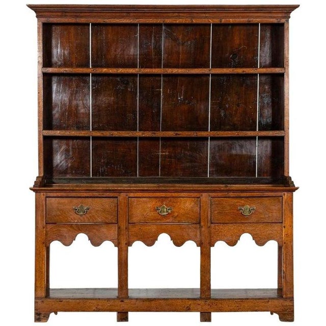 English George III Oak Dresser, 1800 For Sale - Image 15 of 15