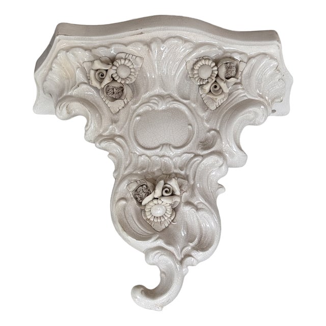 Made in Italy Mid-Century Boroque Wall Sconce For Sale