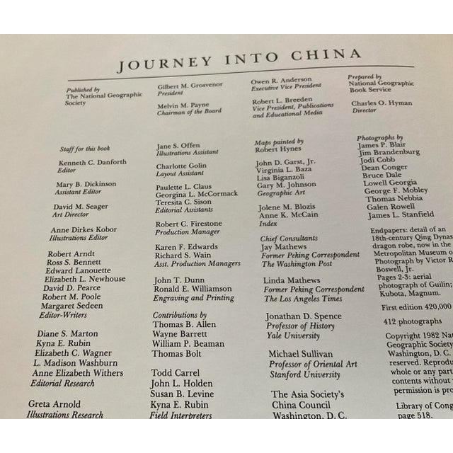 1990s Vintage Coffee Table Travel Book “Journey Into China” For Sale - Image 5 of 12