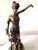 Art Deco Art Deco Bronze Statue of Lady Justice Signed by Artist Alois Mayer and Mounted on a Green Marble Base. For Sale - Image 3 of 6