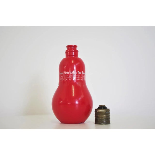Light Bulb-Shaped Bottle from Due Moretti Cremacaffè, 1970s For Sale - Image 11 of 12
