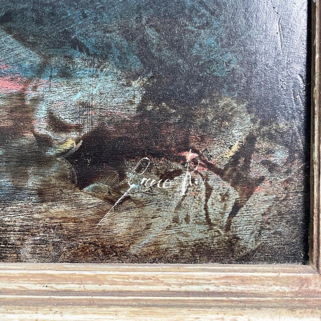 Ronaldo Greco, Italian Modern Still Life, Mixed Media Painting, 1950s-1990s, Framed For Sale - Image 6 of 15