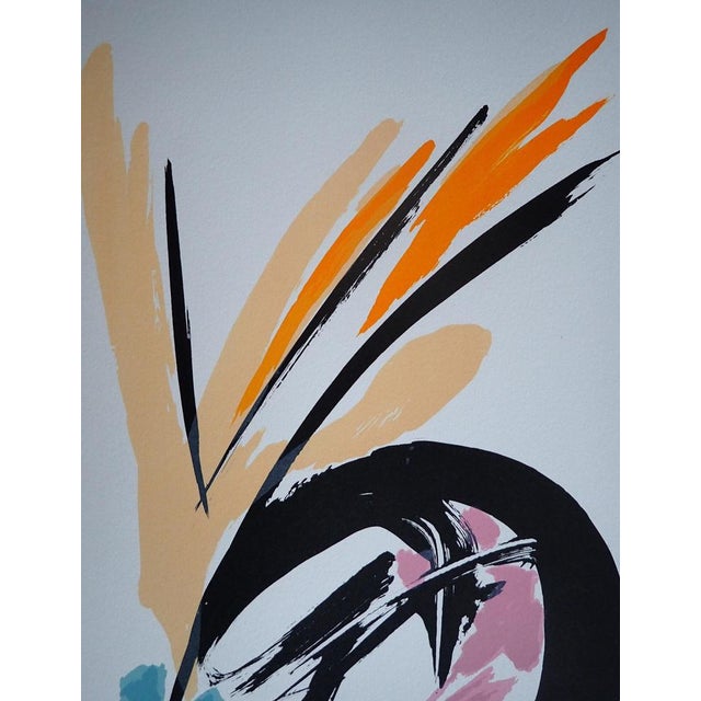 Modern Jean Miotte, The Constant Eye, The Light, 2001, Original Color Lithograph For Sale - Image 3 of 5