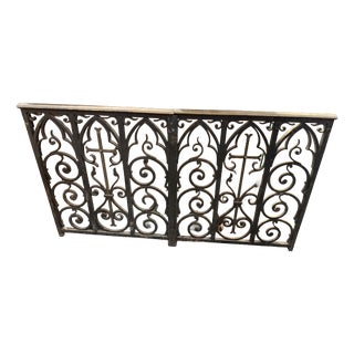 Altar Grilles in Wrought Iron For Sale