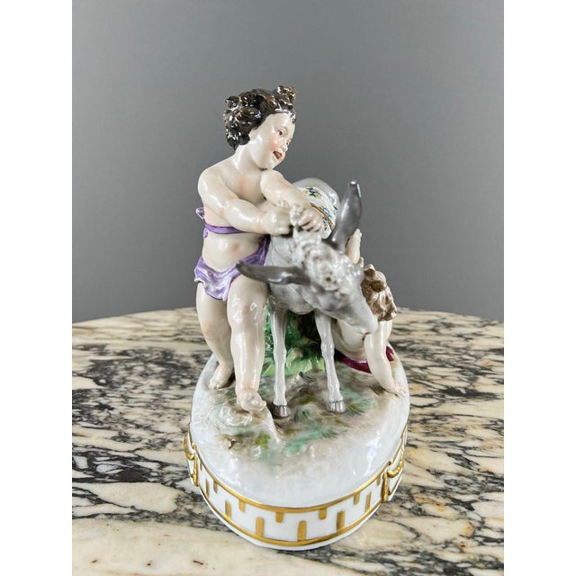Large 20th Century Capodimonte Porcelain Figurine, 1890s For Sale - Image 11 of 13