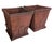 2000 - 2009 Pair of Grand Tuscan Style Terracotta-Toned Cast Stone Planters For Sale - Image 5 of 12