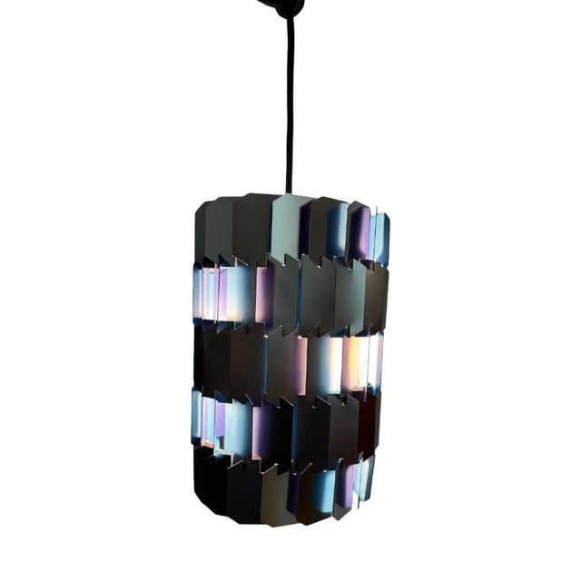 Vintage Facet Pop Lamp by Louis Weisdorf for Lyfa, 1970s For Sale