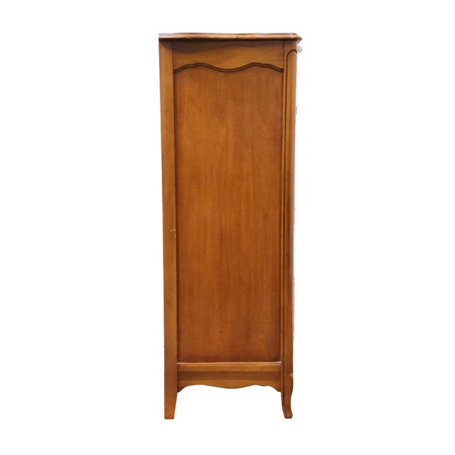 Bassett Furniture Solid Cherry Country French Provincial 37" Chest of Drawers 5400-8960-980 For Sale - Image 11 of 12