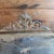 Antique French Gilt Metal Triptych Mirror with Floral Crest, 1890s For Sale - Image 3 of 12
