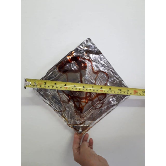 Diamond Sconces by Mazzega - a Pair For Sale - Image 11 of 13