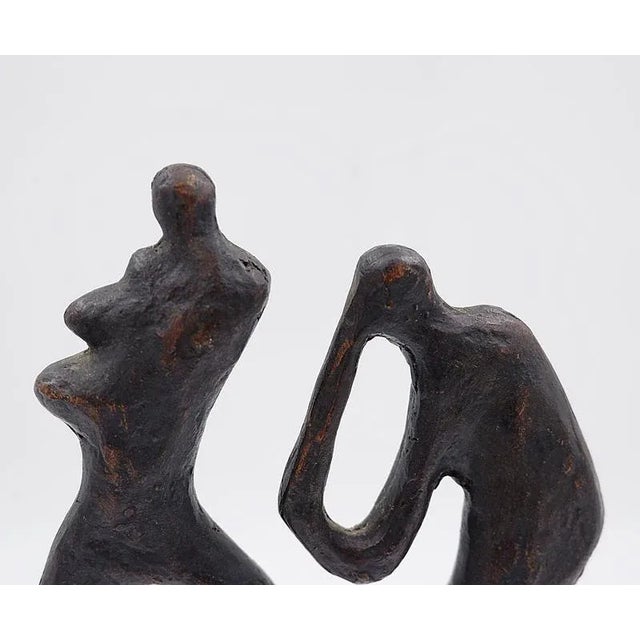 Metal Klausvan De Locht Bronze Sculpture, 1980s For Sale - Image 7 of 11