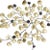 Curtis Jere Brass Botanical Wall Sculpture For Sale