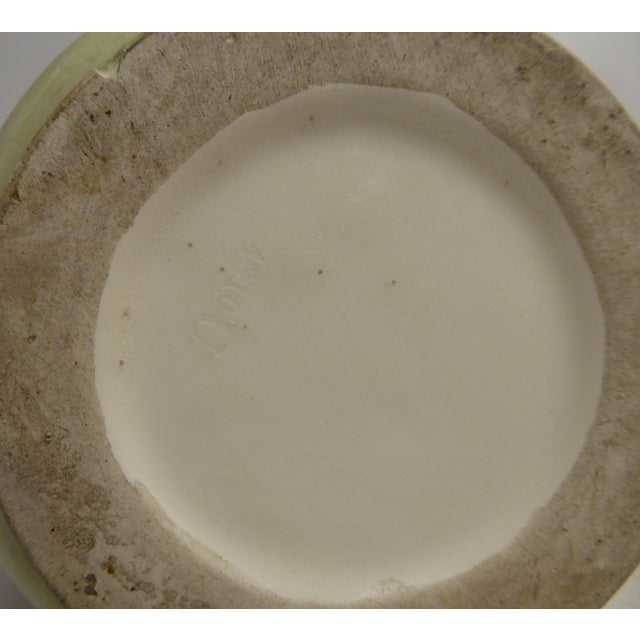 Art Nouveau Porcelain Thistles Vases attributed to Amphora / Riessner, Stellmacher, & Kessel, 1890s, Set of 2 For Sale - Image 14 of 18