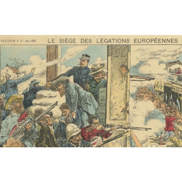 A Boxer Rebellion Scene, 1900, Paper For Sale - Image 3 of 10