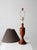 Brown Vintage Turned Wood Table Lamp American Traditional For Sale - Image 8 of 11