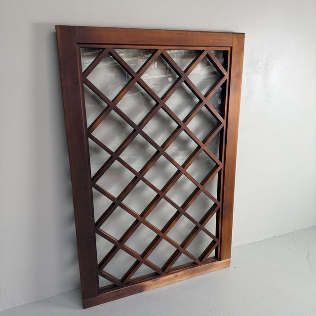 Vintage Japanese Kōshi Panel with Glass, 1950s For Sale - Image 16 of 18