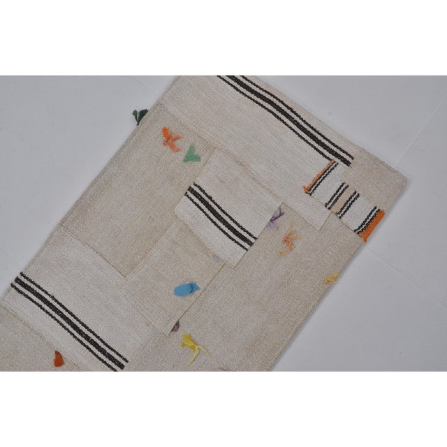 Vintage Hemp Hallway Runner Rug For Sale In Phoenix - Image 6 of 10