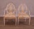 Hepplewhite Hepplewhite Style Custom Adams Hand Painted Prince of Wales Armchairs - a Pair For Sale - Image 3 of 12