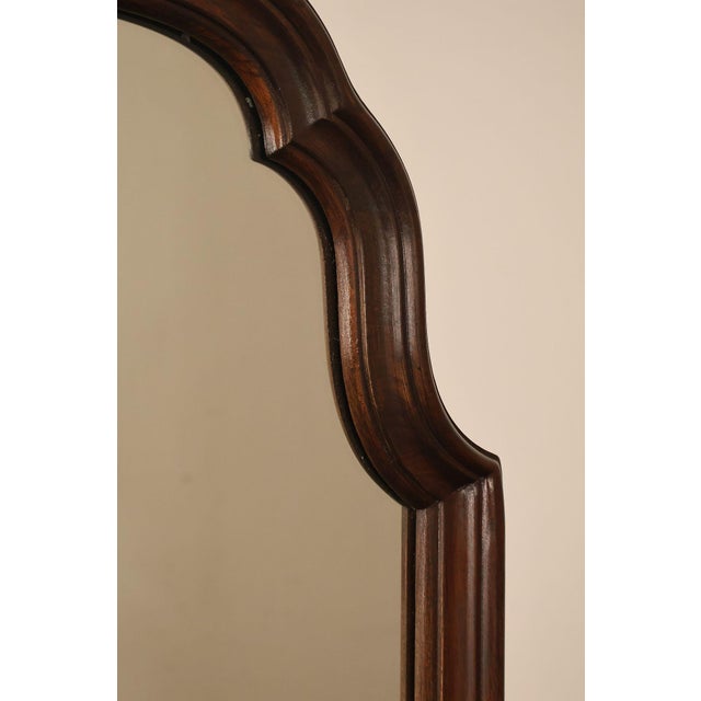 Ethan Allen Georgian Court Cherry Cheval Floor Mirror For Sale - Image 12 of 18