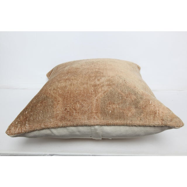 Art Deco Handmade Dcorative Oushak Rug Pillow Cover -18'' X 16'' For Sale - Image 3 of 11