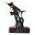 Solid Bronze Lyford Cay Club Tournament Marlin Fishing Trophy by Bodo Muche Studio With Inset Opal Gem For Sale