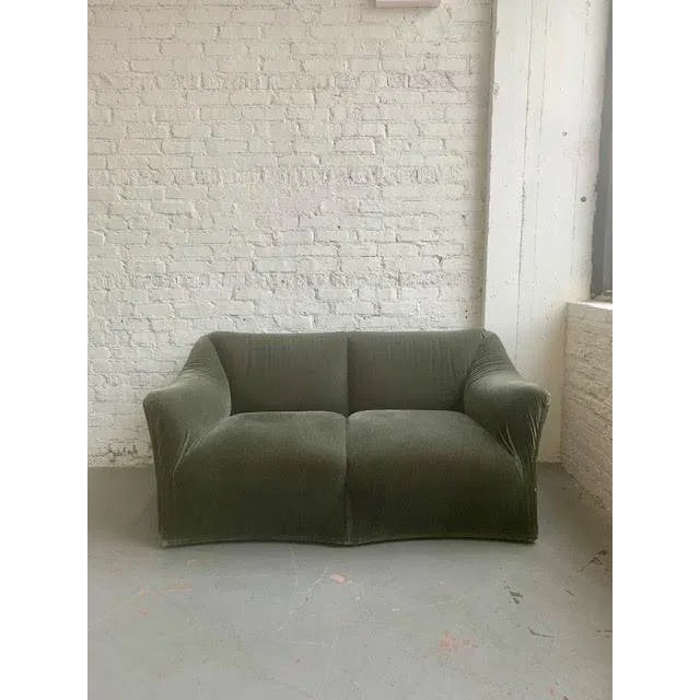 1990s Mario Bellini for Cassina Tentazione 2 Seater Sofas- Set of 2 For Sale In Chicago - Image 6 of 9