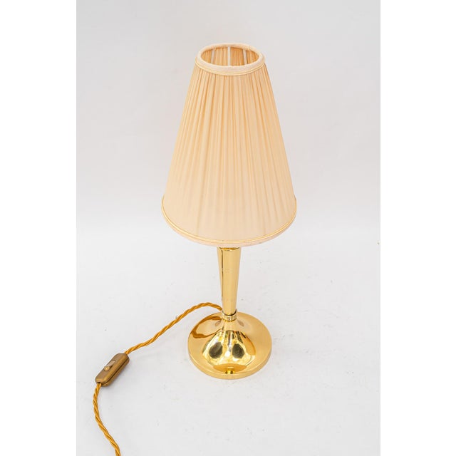 Art Deco Table Lamp with Fabric Shade, Vienna, 1920s For Sale - Image 11 of 18