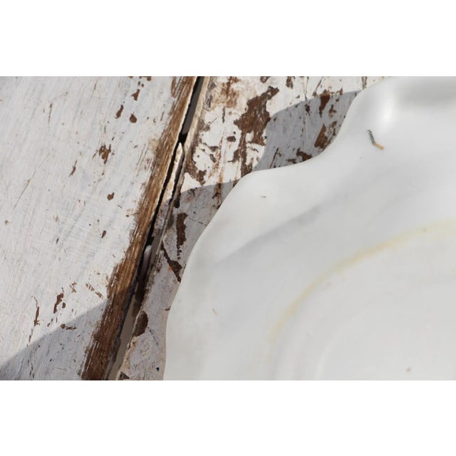 19th Century French Shell-Shaped Soap Dish, Hand-Painted and Signed For Sale - Image 11 of 12