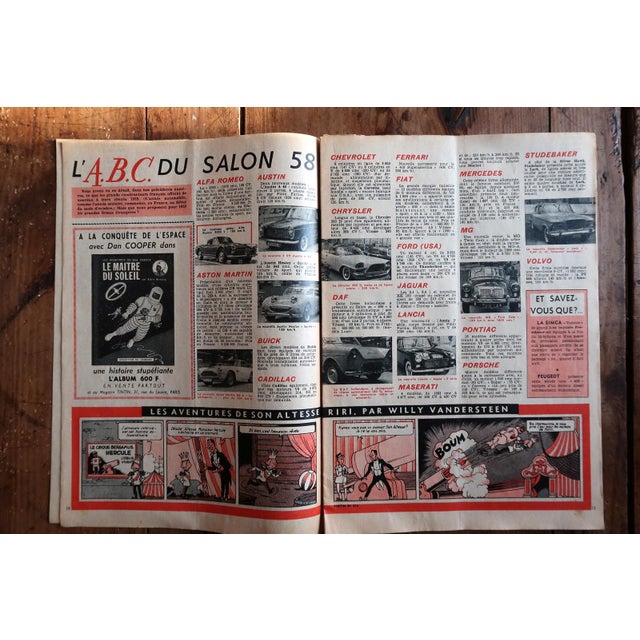 Original Le Journal De Tintin No. 524, November 1958 – Tintin Au Tibet For Sale - Image 4 of 7