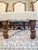 Set of 6 European Barley Twist Carved Upholstered Dining Chairs, Late 20th Century For Sale - Image 9 of 12