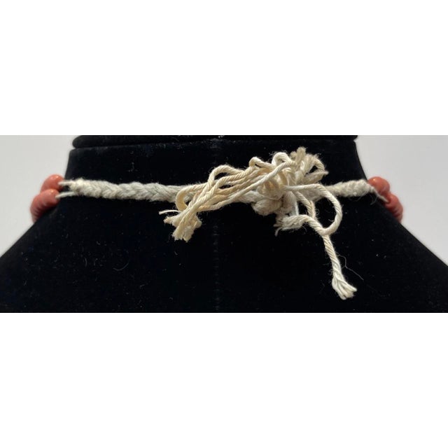 Tribal 1960s South American Ecuador Chachal Barrel Bead Coin Necklace. South American Vintage Jewelry For Sale - Image 3 of 15