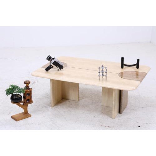 Vintage Travertine Coffee Table, 1980s For Sale - Image 13 of 13