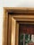 Textile Vintage Original Cottage Oil Painting: Gilded Framed Interior Art For Sale - Image 7 of 12