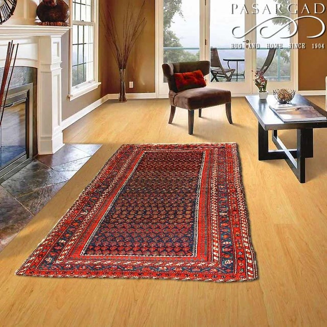 1920s Persian Antique Hamadan Rug For Sale - Image 4 of 4