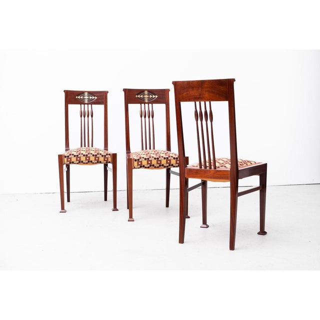 Art Nouveau Living Room Set by Julius & Josef Herrmann, Vienna, 1905, Set of 5 For Sale - Image 18 of 18