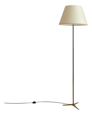 Italian Brass Tripod Floor Lamp by Riccardo Scarpa, 1960s