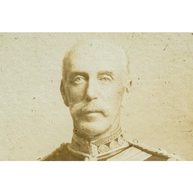 1900 - 1909 Large Antique Edwardian Signed Framed Presentation Photograph Photo British Military Officer Uniform English Home Decor For Sale - Image 5 of 16
