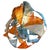 Textile Multi Léa Pendant Lamp in Bio Material with Natural Dyes by Thibault Philip For Sale - Image 7 of 7
