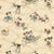 Sanderson Mickey At the Farm Wallpaper in Butterscotch For Sale