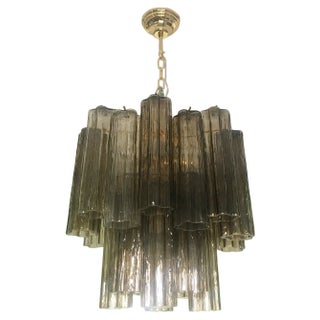 Murano Style Glass Chandelier in Pink Color from Simoeng For Sale