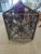 Metal Large Wrought Iron Box Chandelier For Sale - Image 7 of 8